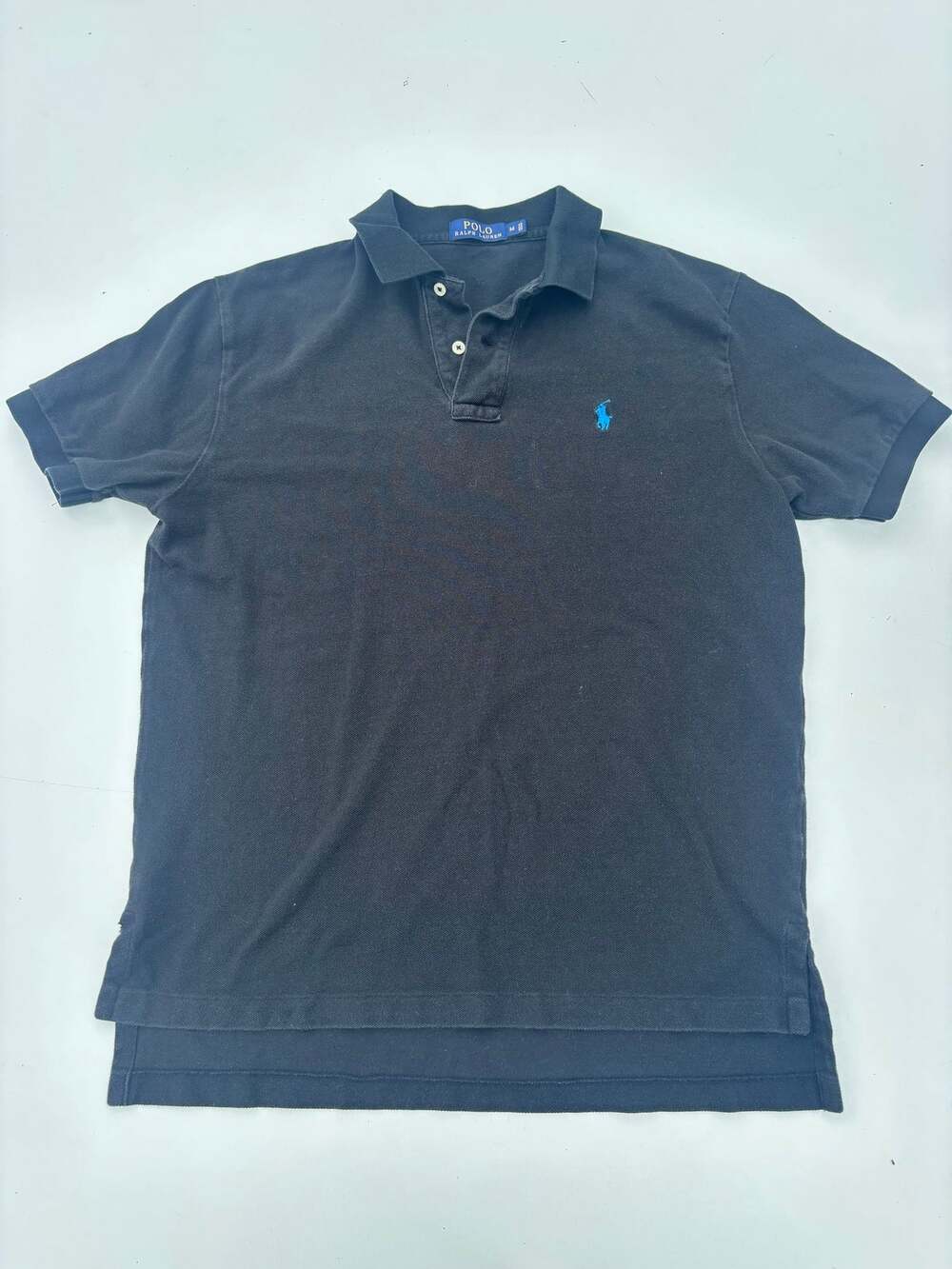 Polo Ralph Lauren Men's Black Cotton Short Sleeve Polo M